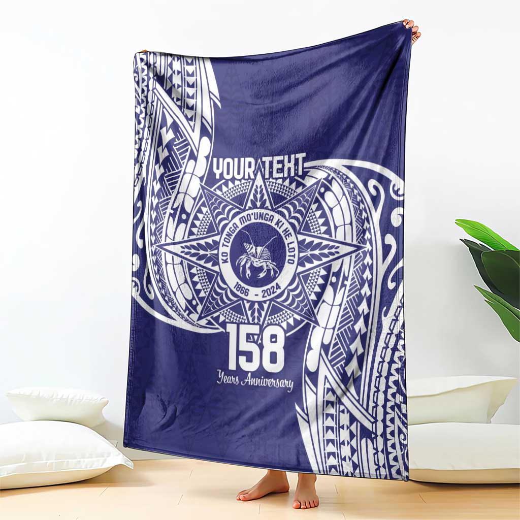 Personalised Tonga Tupou College Tolo 158th Anniversary Blanket Special Kupesi Pattern LT9 - Polynesian Pride