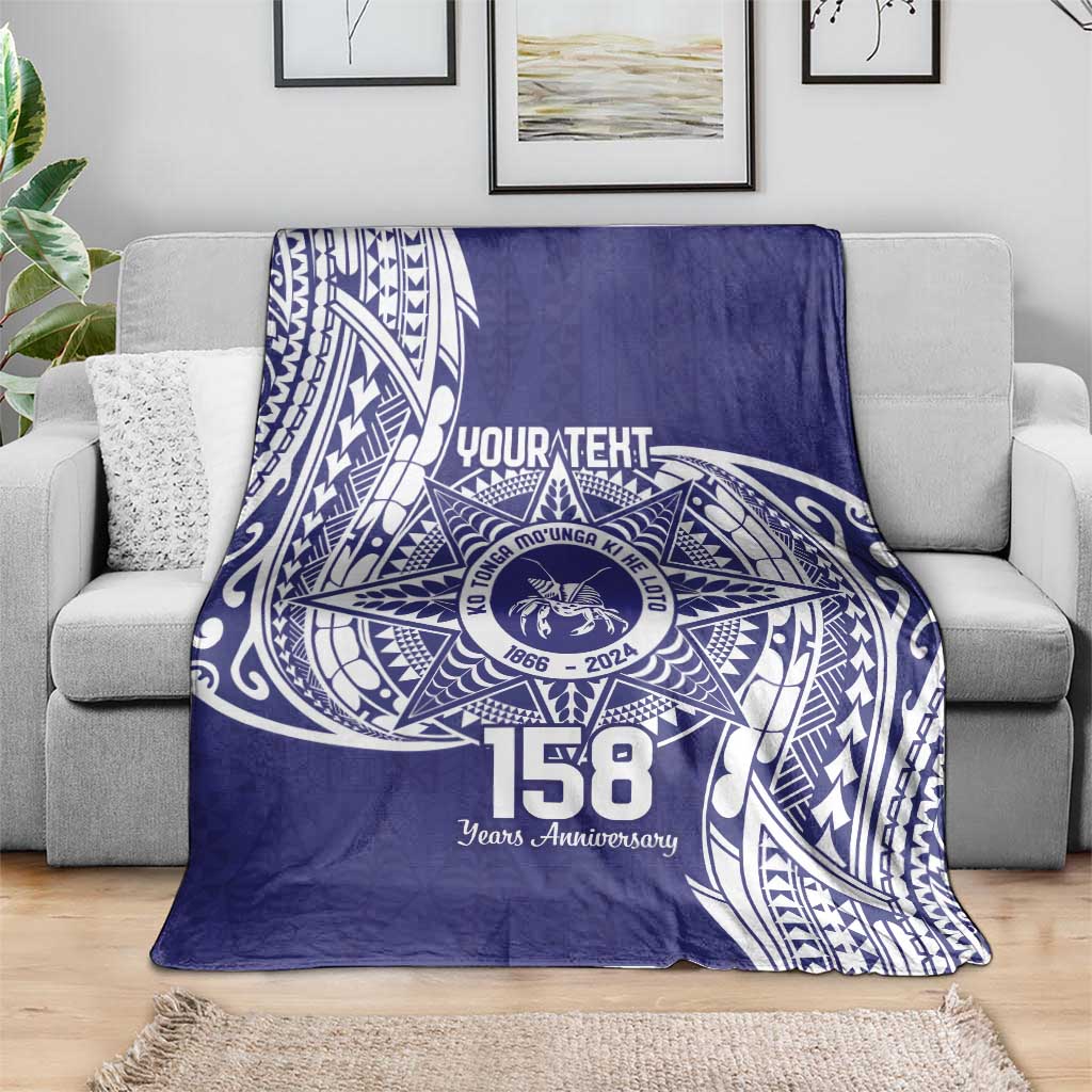 Personalised Tonga Tupou College Tolo 158th Anniversary Blanket Special Kupesi Pattern LT9 - Polynesian Pride