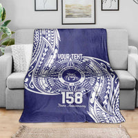 Personalised Tonga Tupou College Tolo 158th Anniversary Blanket Special Kupesi Pattern LT9 - Polynesian Pride