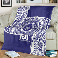 Personalised Tonga Tupou College Tolo 158th Anniversary Blanket Special Kupesi Pattern LT9 - Polynesian Pride