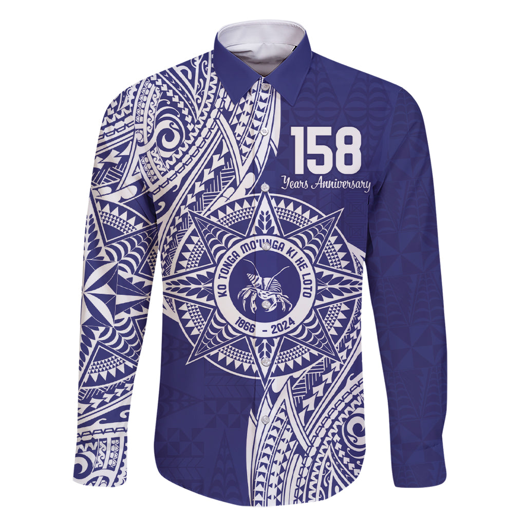 Personalised Tonga Tupou College Tolo 158th Anniversary Family Matching Short Sleeve Bodycon Dress and Hawaiian Shirt Special Kupesi Pattern