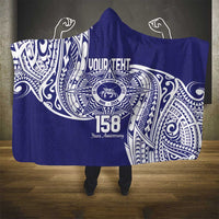 Personalised Tonga Tupou College Tolo 158th Anniversary Hooded Blanket Special Kupesi Pattern LT9 - Polynesian Pride