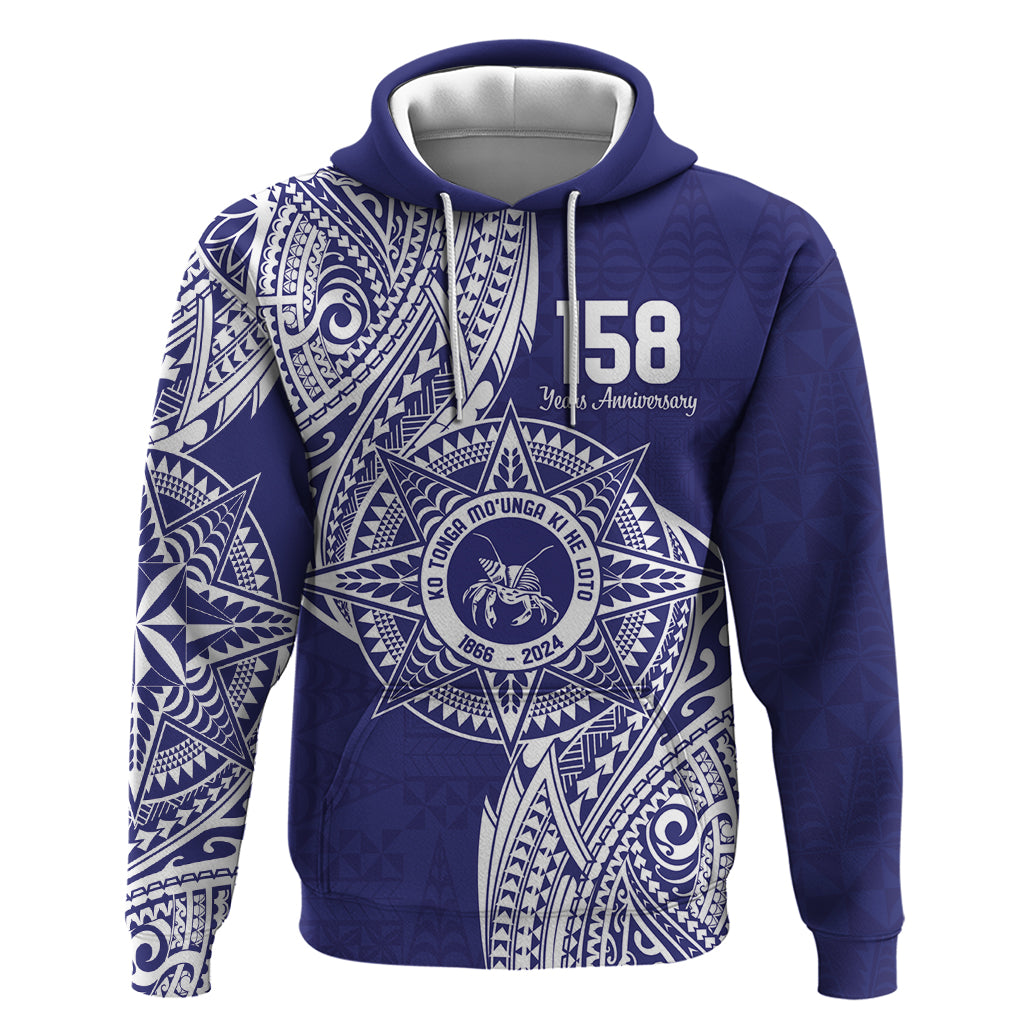 Personalised Tonga Tupou College Tolo 158th Anniversary Hoodie Special Kupesi Pattern