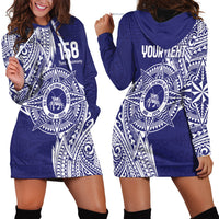 Personalised Tonga Tupou College Tolo 158th Anniversary Hoodie Dress Special Kupesi Pattern LT9 - Polynesian Pride