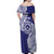 Personalised Tonga Tupou College Tolo 158th Anniversary Off Shoulder Maxi Dress Special Kupesi Pattern