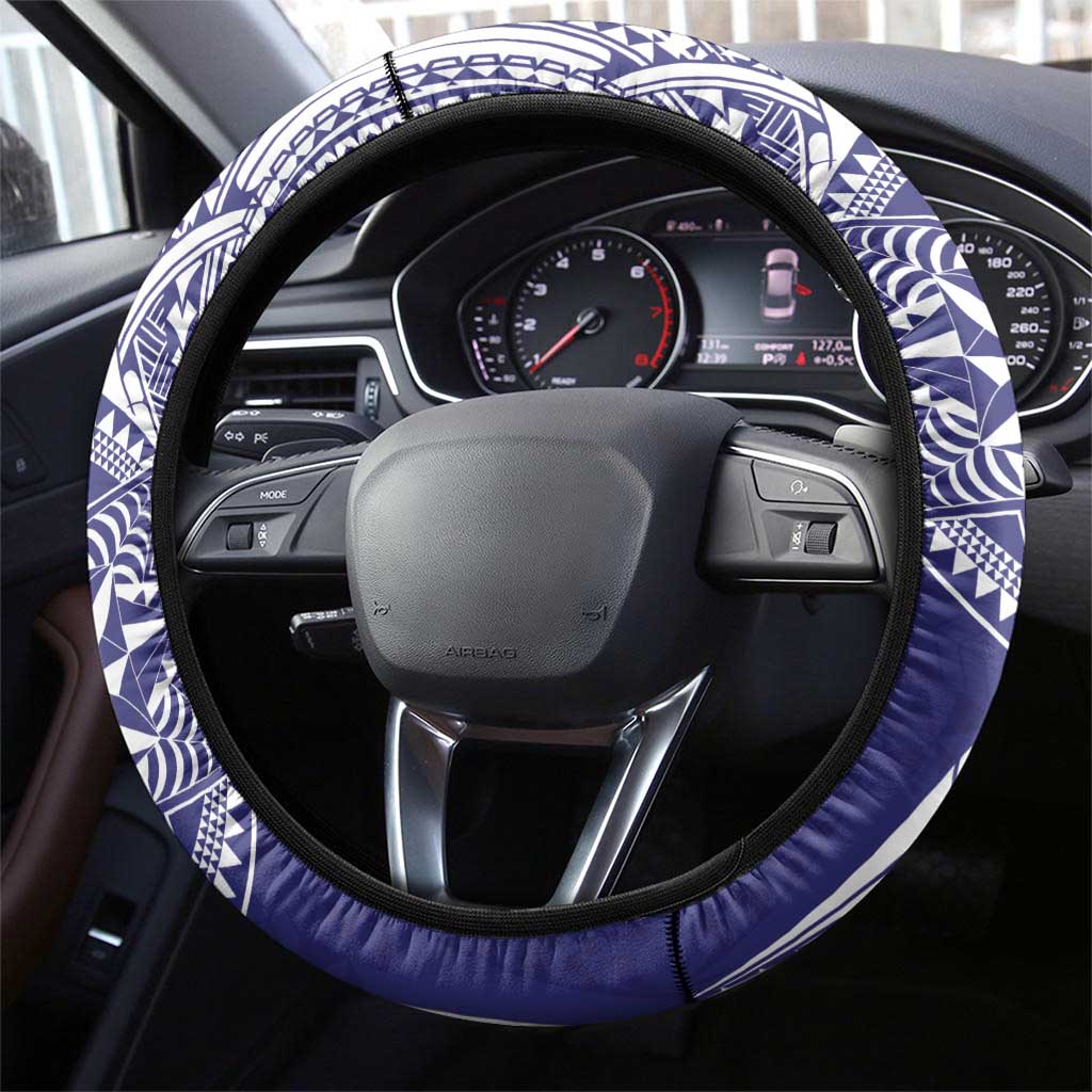 Tonga Tupou College Tolo 158th Anniversary Steering Wheel Cover Special Kupesi Pattern LT9 - Polynesian Pride