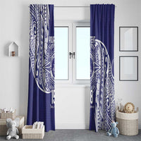 Personalised Tonga Tupou College Tolo 158th Anniversary Window Curtain Special Kupesi Pattern LT9 - Polynesian Pride