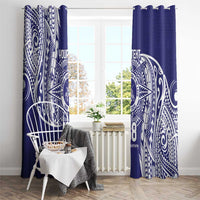 Personalised Tonga Tupou College Tolo 158th Anniversary Window Curtain Special Kupesi Pattern LT9 - Polynesian Pride