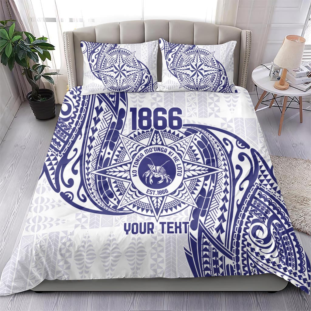 Personalised Tonga Tupou College Tolo Bedding Set Since 1866 Special Kupesi Pattern LT9 - Polynesian Pride