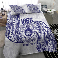 Personalised Tonga Tupou College Tolo Bedding Set Since 1866 Special Kupesi Pattern LT9 - Polynesian Pride
