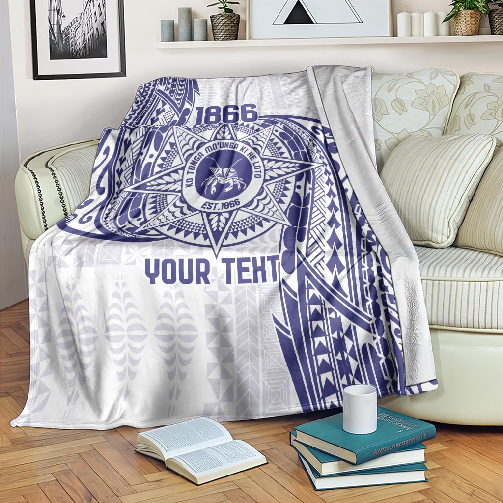 Personalised Tonga Tupou College Tolo Blanket Since 1866 Special Kupesi Pattern