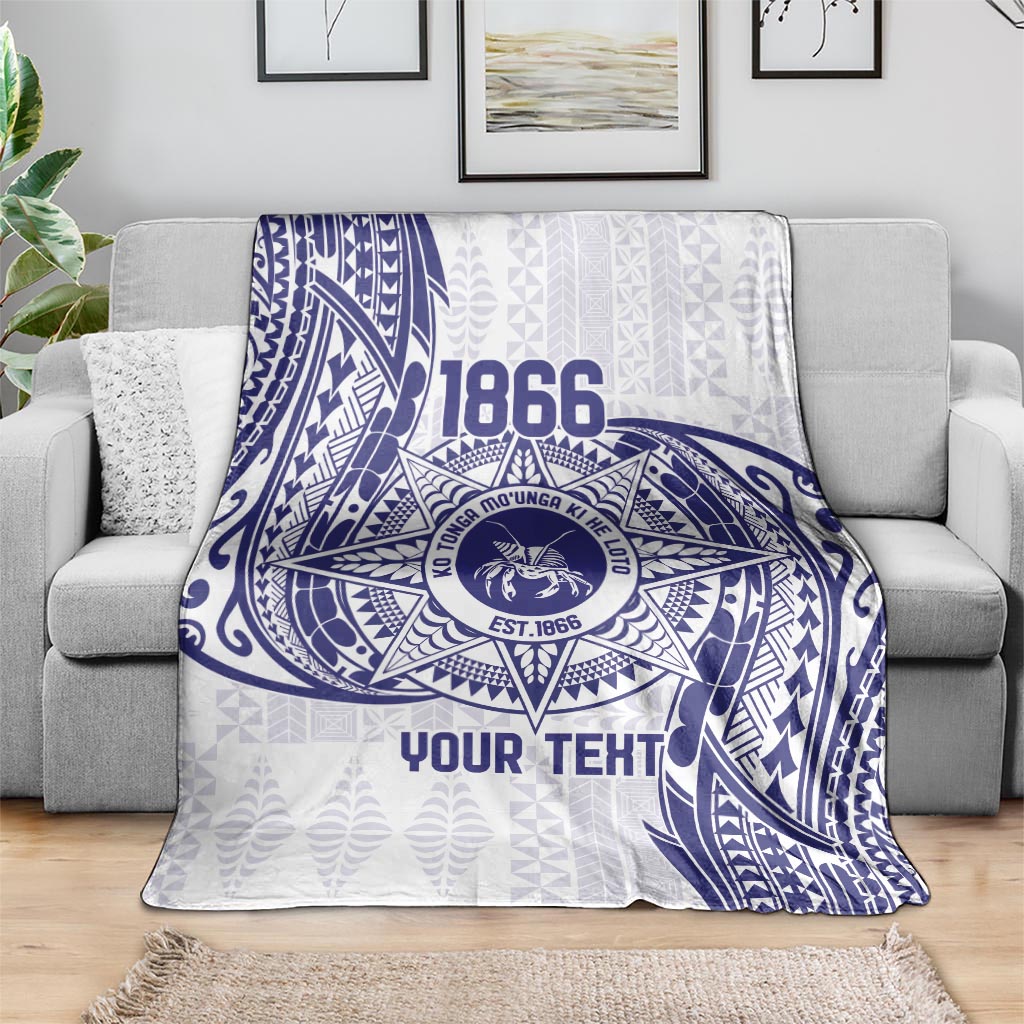 Personalised Tonga Tupou College Tolo Blanket Since 1866 Special Kupesi Pattern LT9 - Polynesian Pride