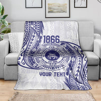 Personalised Tonga Tupou College Tolo Blanket Since 1866 Special Kupesi Pattern LT9 - Polynesian Pride