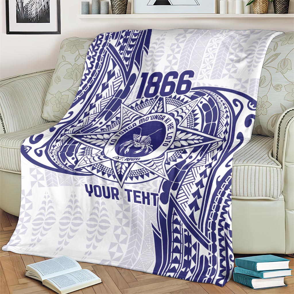 Personalised Tonga Tupou College Tolo Blanket Since 1866 Special Kupesi Pattern LT9 - Polynesian Pride