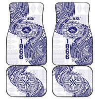 Personalised Tonga Tupou College Tolo Car Mats Since 1866 Special Kupesi Pattern LT9 - Polynesian Pride