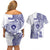 Personalised Tonga Tupou College Tolo Couples Matching Off Shoulder Short Dress and Hawaiian Shirt Since 1866 Special Kupesi Pattern