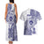 Personalised Tonga Tupou College Tolo Couples Matching Tank Maxi Dress and Hawaiian Shirt Since 1866 Special Kupesi Pattern