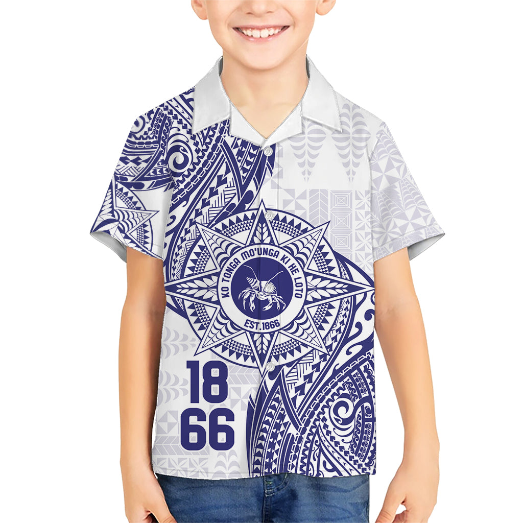 Personalised Tonga Tupou College Tolo Kid Hawaiian Shirt Since 1866 Special Kupesi Pattern