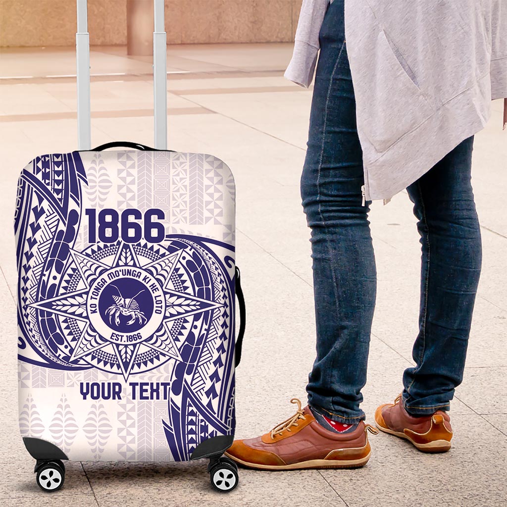 Personalised Tonga Tupou College Tolo Luggage Cover Since 1866 Special Kupesi Pattern