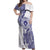 Personalised Tonga Tupou College Tolo Off Shoulder Maxi Dress Since 1866 Special Kupesi Pattern