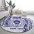 Personalised Tonga Tupou College Tolo Round Carpet Since 1866 Special Kupesi Pattern