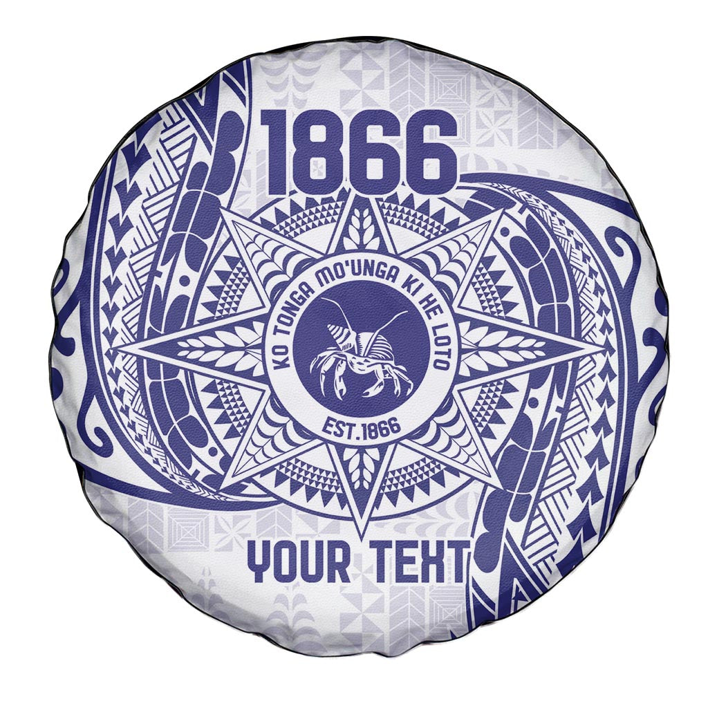 Personalised Tonga Tupou College Tolo Spare Tire Cover Since 1866 Special Kupesi Pattern LT9 - Polynesian Pride