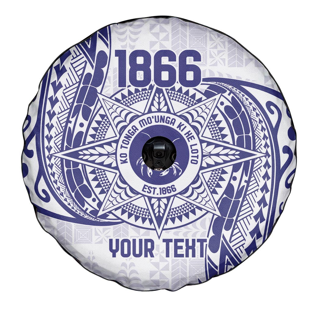 Personalised Tonga Tupou College Tolo Spare Tire Cover Since 1866 Special Kupesi Pattern LT9 - Polynesian Pride