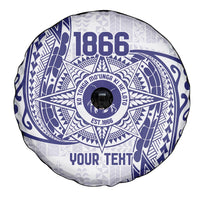 Personalised Tonga Tupou College Tolo Spare Tire Cover Since 1866 Special Kupesi Pattern LT9 - Polynesian Pride