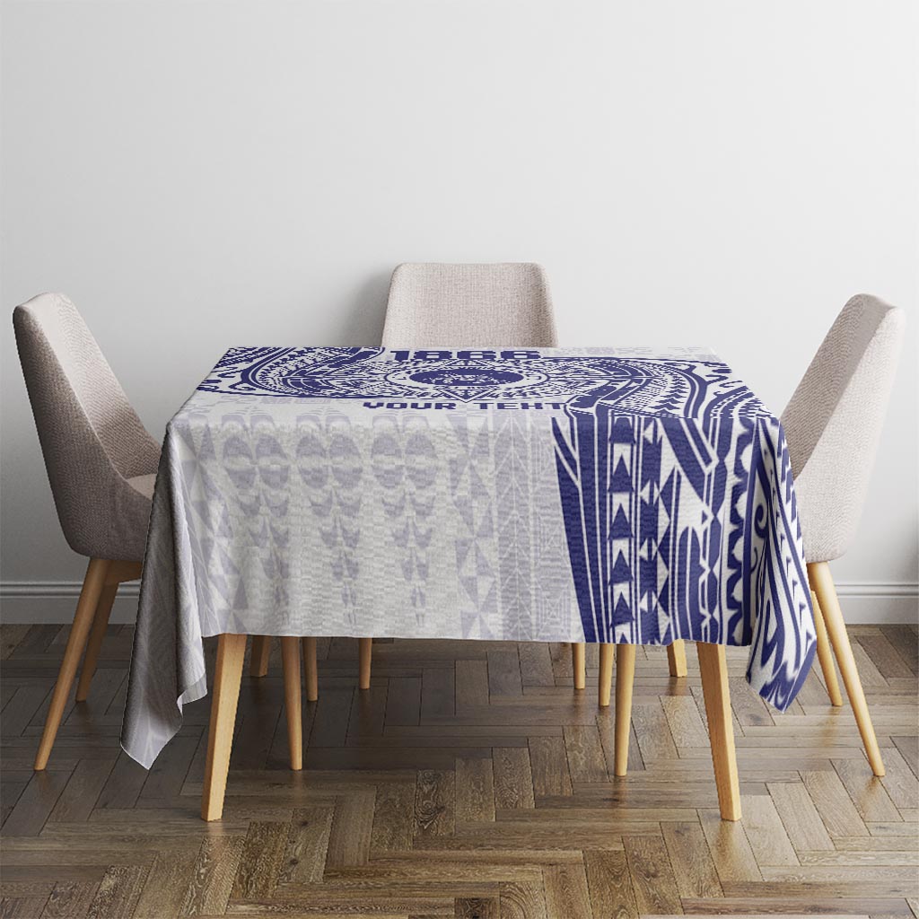 Personalised Tonga Tupou College Tolo Tablecloth Since 1866 Special Kupesi Pattern LT9 - Polynesian Pride