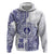 Personalised Tonga Tupou College Tolo Zip Hoodie Since 1866 Special Kupesi Pattern