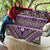 Vintage Bula Fiji Quilt Purple Tapa Masi Motif