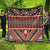 Vintage Bula Fiji Quilt Red Tapa Masi Motif