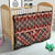 Vintage Bula Fiji Quilt Red Tapa Masi Motif