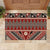 Vintage Bula Fiji Rubber Doormat Red Tapa Masi Motif