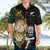 South Africa Protea and New Zealand Hawaiian Shirt Go All Black-Springboks Rugby with Kente And Maori LT9 - Polynesian Pride