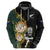 South Africa Protea and New Zealand Hoodie Go All Black-Springboks Rugby with Kente And Maori LT9 - Polynesian Pride