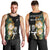 South Africa Protea and New Zealand Men Tank Top Go All Black-Springboks Rugby with Kente And Maori LT9 - Polynesian Pride