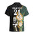 Custom South Africa Protea and New Zealand Hawaiian Shirt Go All Black-Springboks Rugby with Kente And Maori LT9 - Polynesian Pride