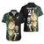 Custom South Africa Protea and New Zealand Hawaiian Shirt Go All Black-Springboks Rugby with Kente And Maori LT9 - Polynesian Pride