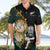 Custom South Africa Protea and New Zealand Hawaiian Shirt Go All Black-Springboks Rugby with Kente And Maori LT9 - Polynesian Pride