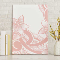 Polynesian Tribal Plumeria Lotu Tamaiti Canvas Wall Art Pastel Blush LT9 Without Frame Blush - Polynesian Pride