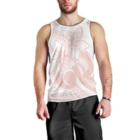 Polynesian Tribal Plumeria Lotu Tamaiti Men Tank Top Pastel Blush LT9 - Polynesian Pride