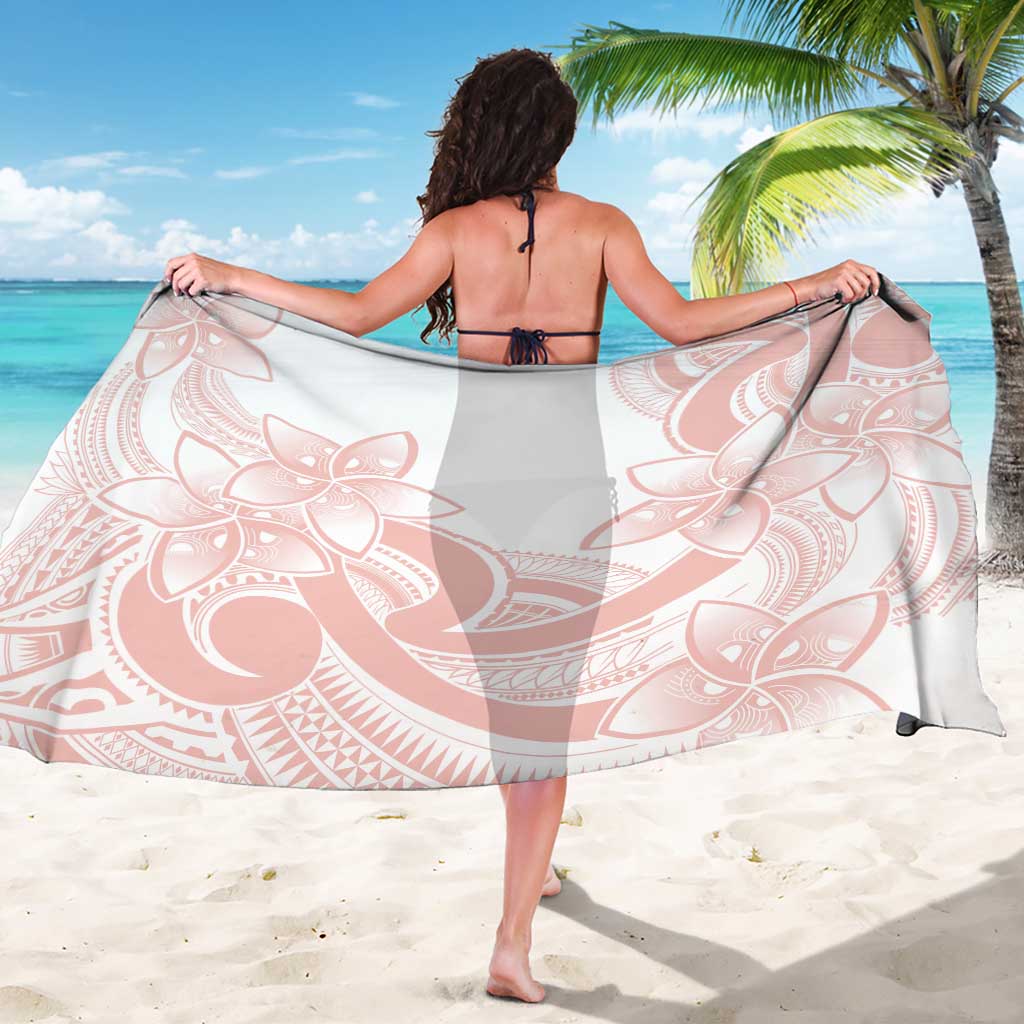 Polynesian Tribal Plumeria Lotu Tamaiti Sarong Pastel Blush - Polynesian Pride