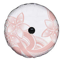Polynesian Tribal Plumeria Lotu Tamaiti Spare Tire Cover Pastel Blush - Polynesian Pride