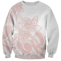 Polynesian Tribal Plumeria Lotu Tamaiti Sweatshirt Pastel Blush LT9 Unisex Blush - Polynesian Pride