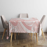 Polynesian Tribal Plumeria Lotu Tamaiti Tablecloth Pastel Blush LT9 - Polynesian Pride