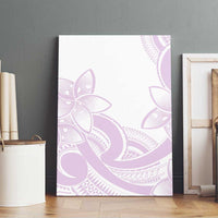 Polynesian Tribal Plumeria Lotu Tamaiti Canvas Wall Art Pastel Mauve LT9 - Polynesian Pride