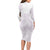 Polynesian Tribal Plumeria Lotu Tamaiti Family Matching Long Sleeve Bodycon Dress and Hawaiian Shirt Pastel Mauve - Polynesian Pride