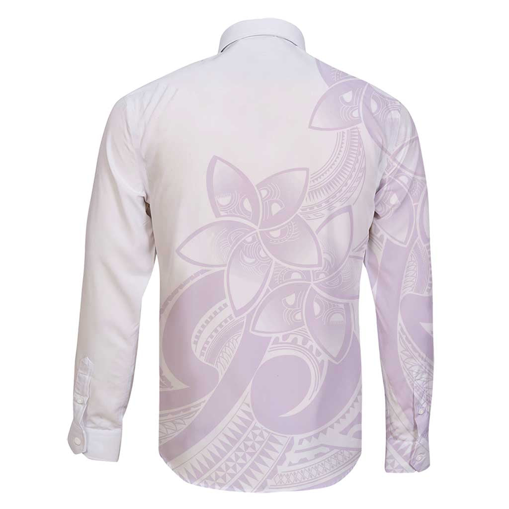 Polynesian Tribal Plumeria Lotu Tamaiti Family Matching Puletasi and Hawaiian Shirt Pastel Mauve - Polynesian Pride