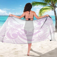 Polynesian Tribal Plumeria Lotu Tamaiti Sarong Pastel Mauve - Polynesian Pride